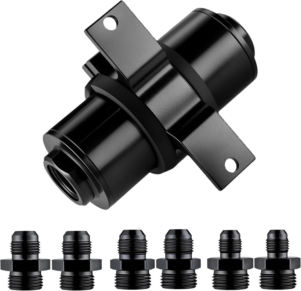 10 Micron Inline Fuel Filter for Universal Applications (with 6AN, 8AN, 10AN)