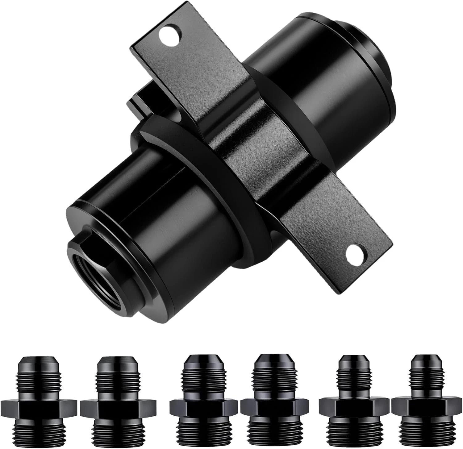 10 Micron Inline Fuel Filter for Universal Applications (with 6AN, 8AN, 10AN)