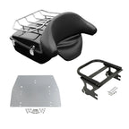 Chopped Trunk Backrest Mount Rack Plate for Harley Touring (1997–2008)