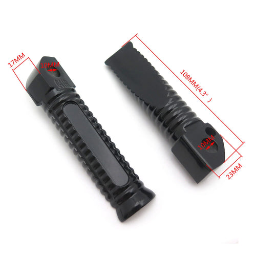 1 Pair Black Racing Footpeg for Yamaha YZF-R6 R6S YZF-R1 R1 (1999–2013)