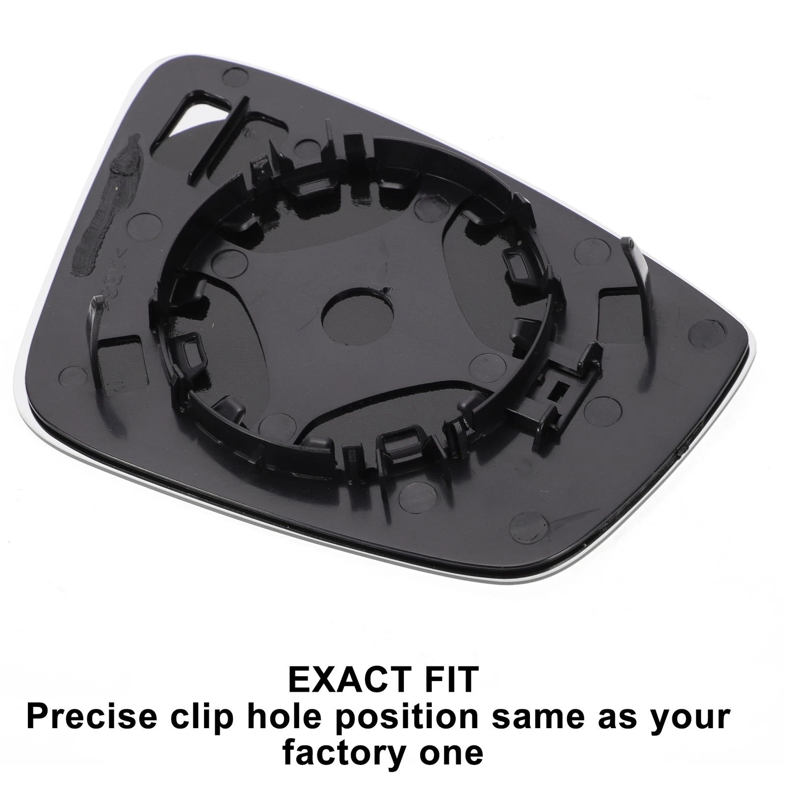 Left White Mirror Glass for Seat MII, Skoda, Volkswagen (Non-heated)