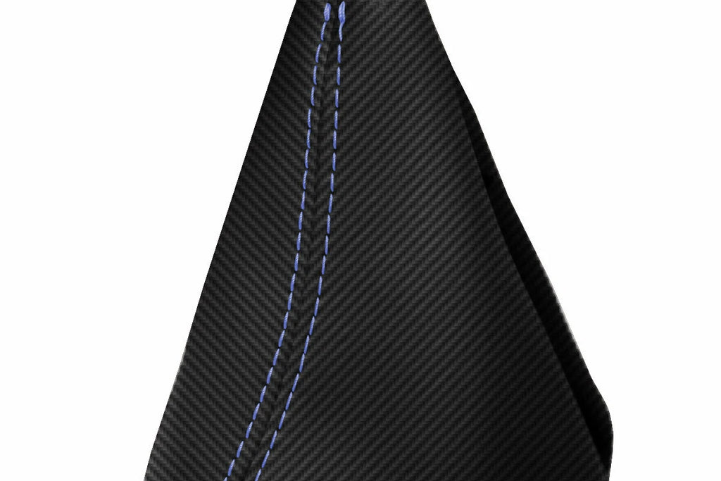 E Brake Boot Cover for BMW F30 F31 F32 F33 F34 F35 (2014–2019) Carbon Fiber Blue Stitch