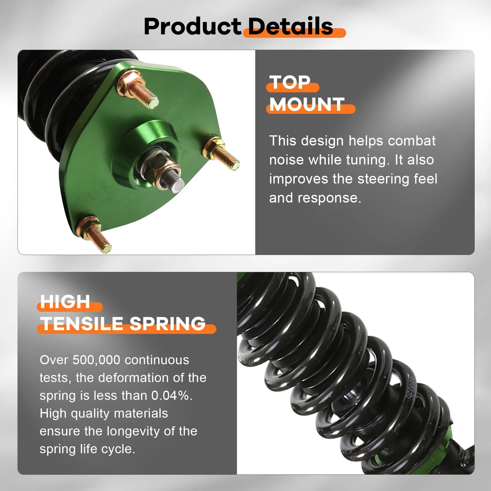 Coilovers for Infiniti G37 (2008–2011) RWD Suspension Kit