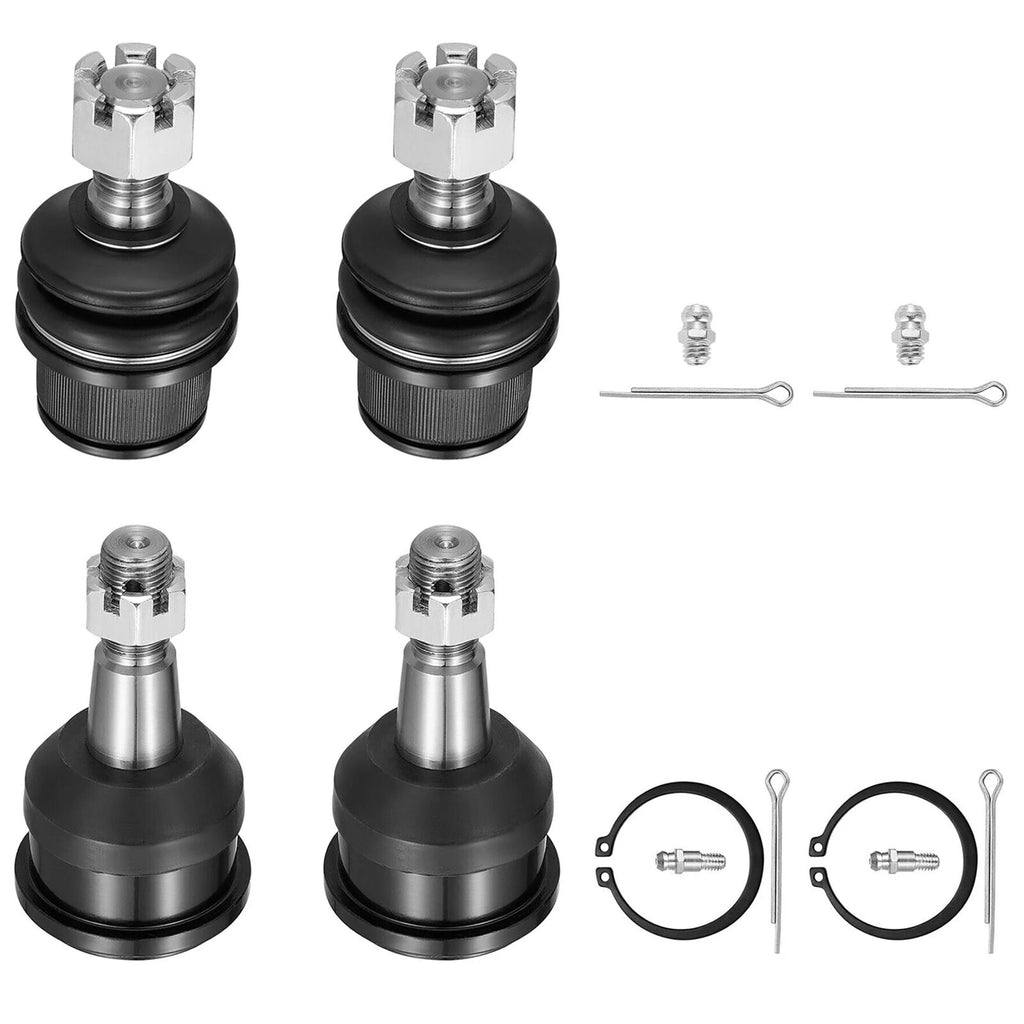 Set of 4 Front Upper & Lower Ball Joints for Dodge Ram 2500 3500 (2003–2014)