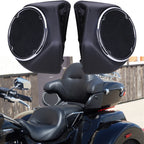 Black King 6.5'' Rear Speaker Pods for Harley Touring Tour Pak (2014–2023)