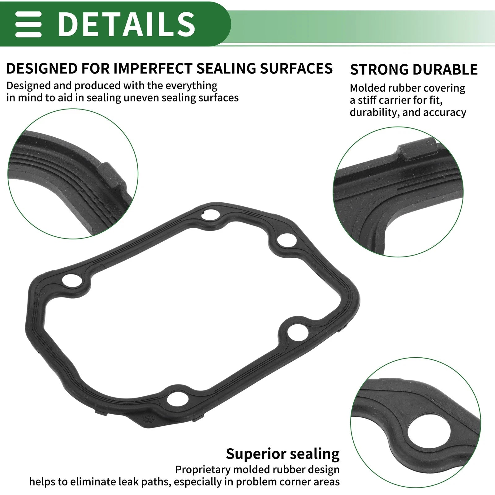 Oil Pan Gasket for Audi A1 (2010–2015), A2 (2000–2005) No.02T301215H
