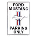 Parking Only Sign for Ford Mustang (12 x 18)