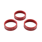 Red Center Console AC Knob Ring Trim for Subaru BRZ, Toyota GR86 (2021-2024)