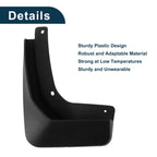 Set of 4 Mud Flaps Splash Guards for Volkswagen Golf Sportsvan (2016–2018)
