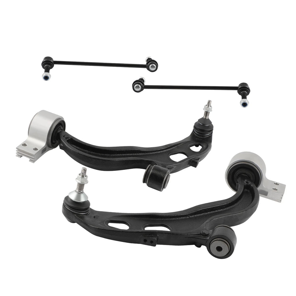Set of 4 Front Lower Control Arms Sway Bar for Lincoln MKT (2010–2012)