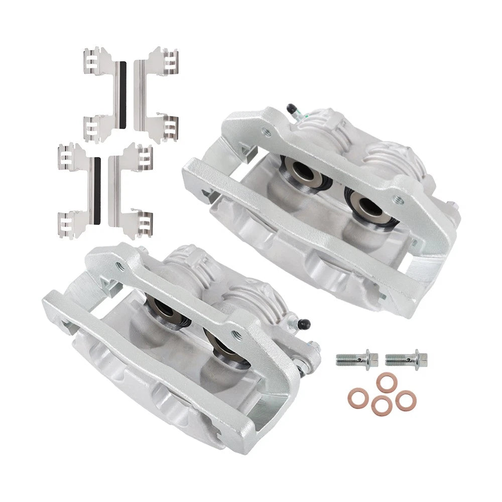 2X Front Disc Brake Calipers with Bracket for Cadillac CTS STS (2004–2008)