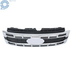 Front Upper Grille with Chrome Trim for Ford F250 Super Duty (2023–2024)