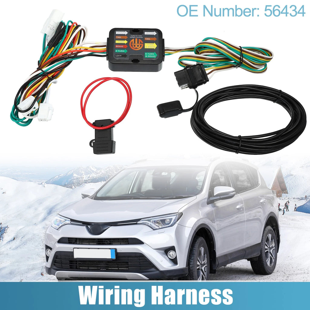 Set of 4 Trailer Wiring Harness 56434 for Toyota RAV4 (2019–2020)