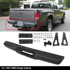 Powdercoated Black Step Bumper Assembly for Dodge Dakota (1997–2004)