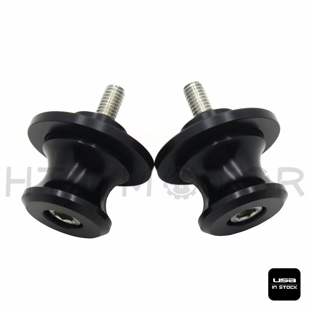 CNC M6 6mm Swingarm Spools Sliders for Honda Suzuki Yamaha YZF R3 (2015–2023)