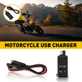 Dual USB Port Charger for Motorcycle (SAE to USB)