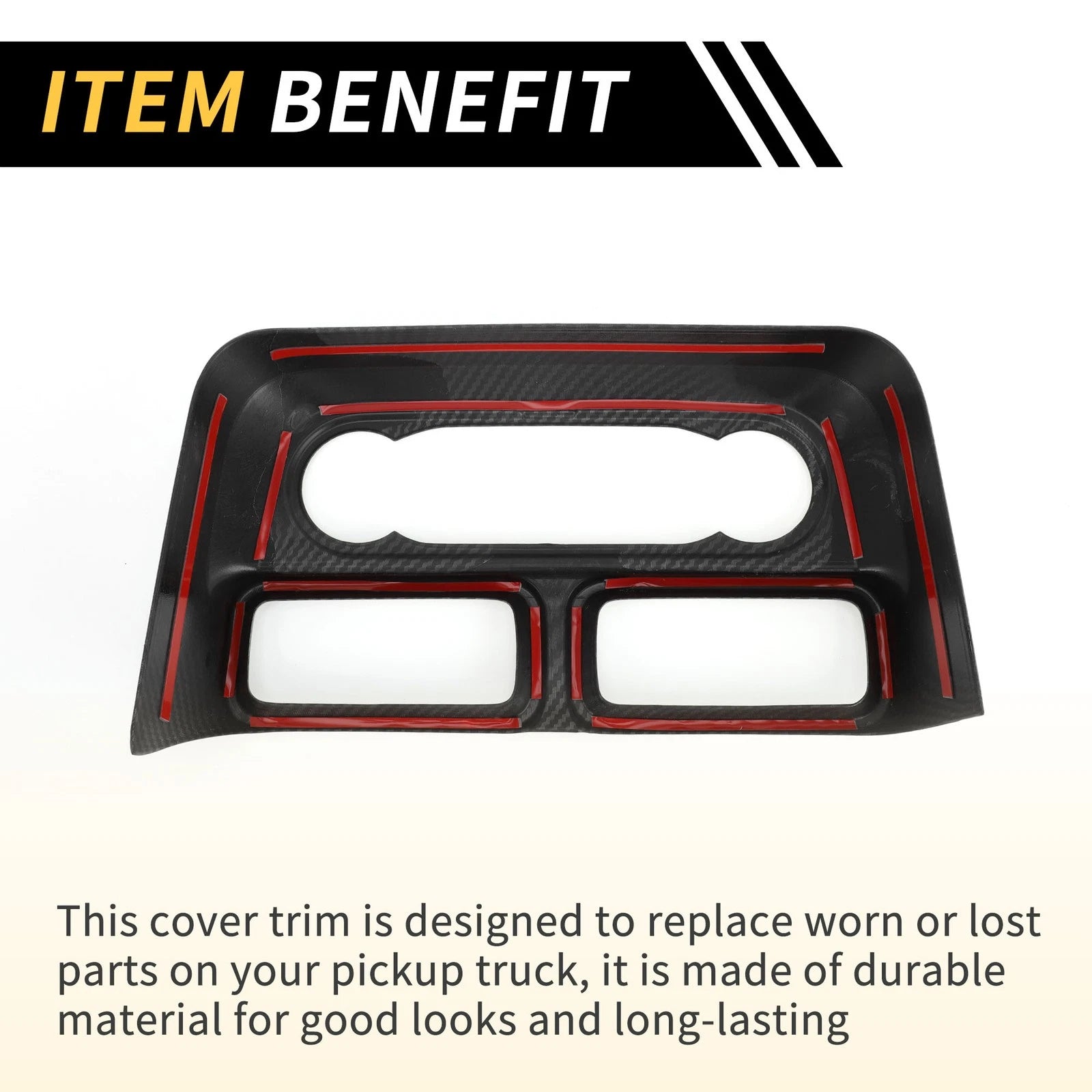Carbon Fiber A/C Air Outlet Cover Trims for Ford Maverick (2022–2024)