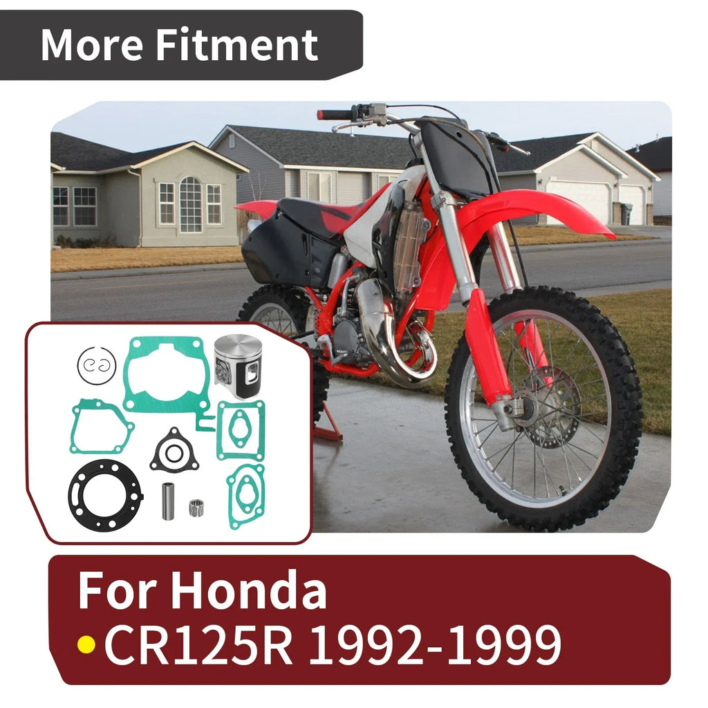 Top End Rebuild Kit 54mm Size B Piston for Honda CR125R (1992–1999)