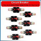 Circuit Breaker for Dual Battery 12V 24V IP67 Waterproof Manual Reset