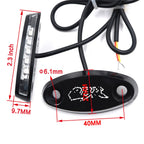 LED Mirror Block Off Base Plate for Honda CBR 600 F4 F4i 900 RR 929 954 1000RR