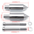 Extended Aluminum Spike Frame Sliders Chrome for Honda CBR600RR (2003–2006)