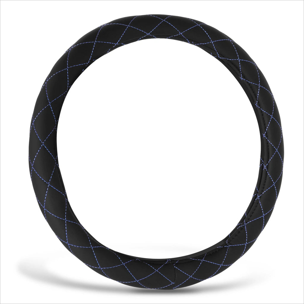 Steering Wheel Cover for - 14.5-15" Synthetic Leather Diamond