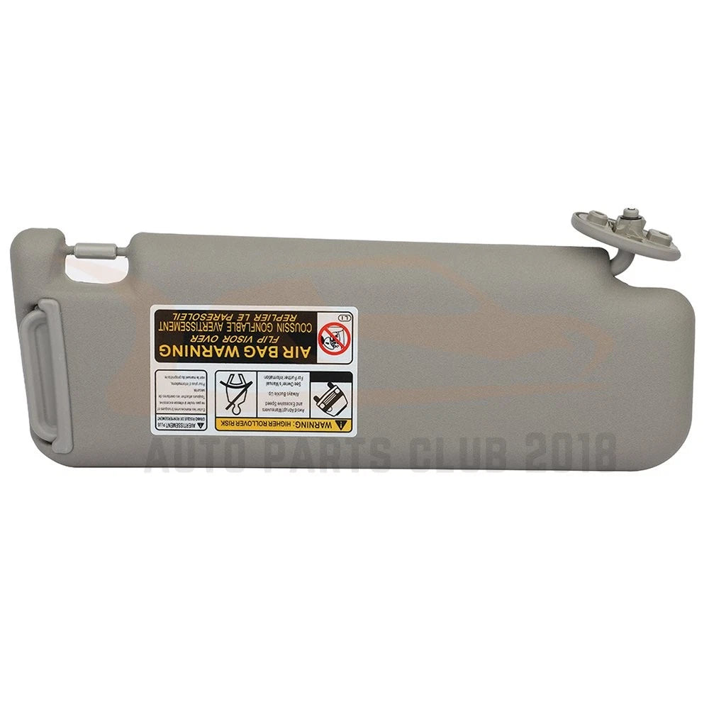 Left Driver Side Gray Sun Visor for Toyota 4Runner (2004–2008) 74320-3D050-B0