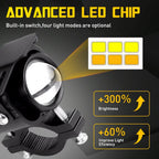 Set of 4 LED White Reverse Stop Turn Signal Bulbs for Make Model