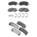 Akebono ProACT Front & Rear Ceramic Brake Pad Kit for Eclipse Galant Stratus (1995–2005)