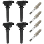 Set of 4 Ignition Coils & 4 Spark Plugs for Mazda 3, 6, CX-5, CX-9