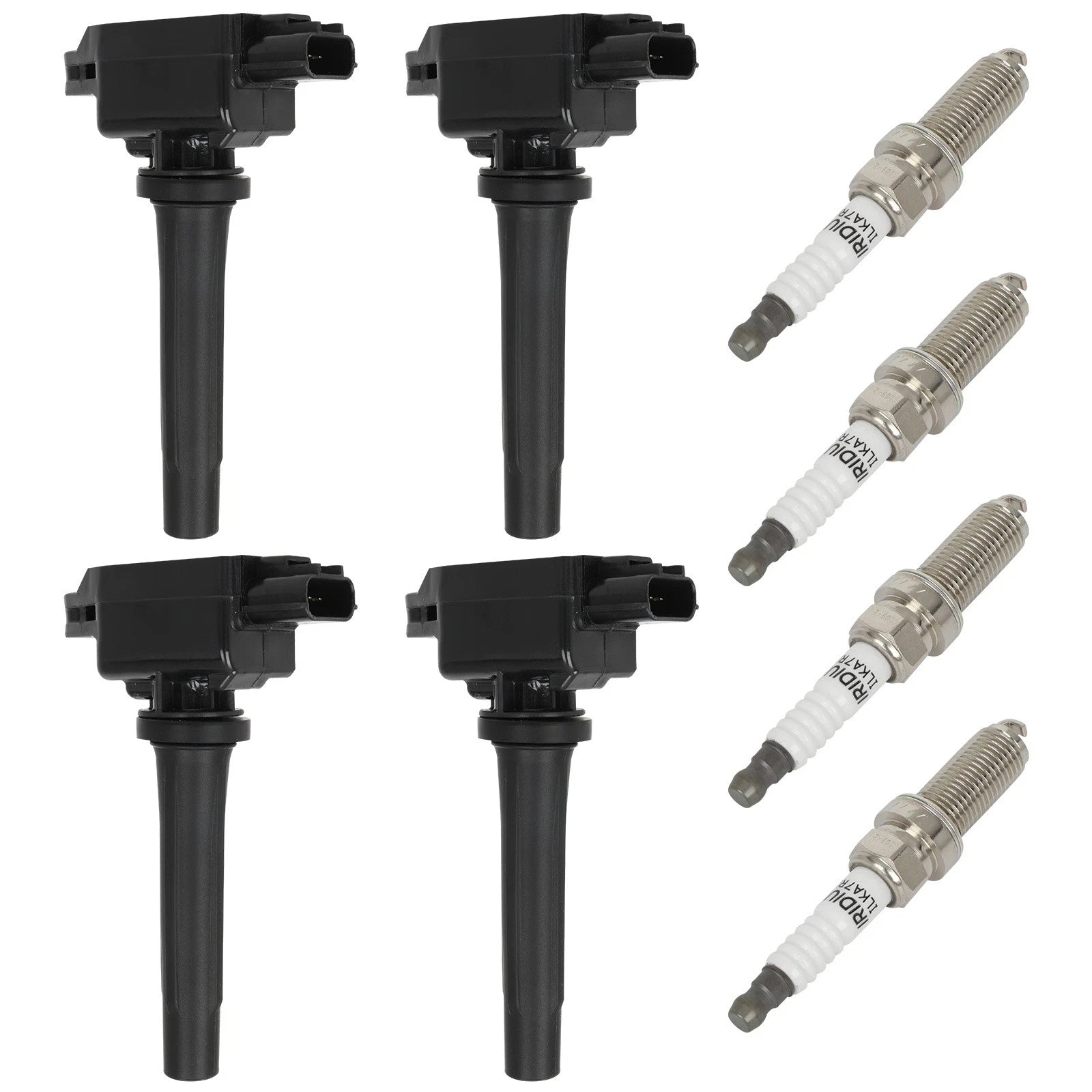 Set of 4 Ignition Coils & 4 Spark Plugs for Mazda 3, 6, CX-5, CX-9