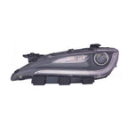 Driver Side Halogen Headlight Assembly w/LED Daytime Running Lamps w/Chrome Trim