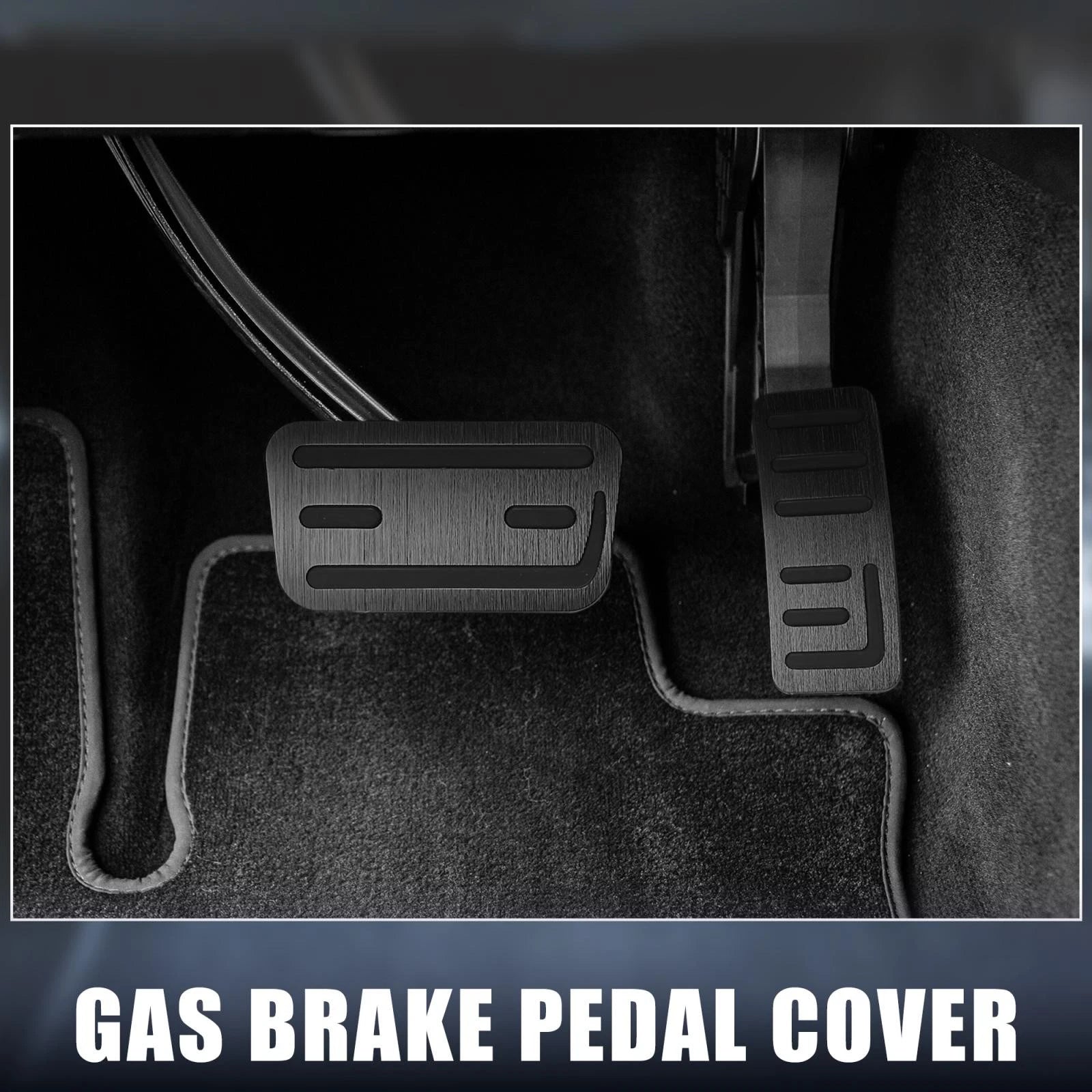 Foot Pedal Brake Gas Pad Kit for Honda Fit (2021) - Non Slip Black