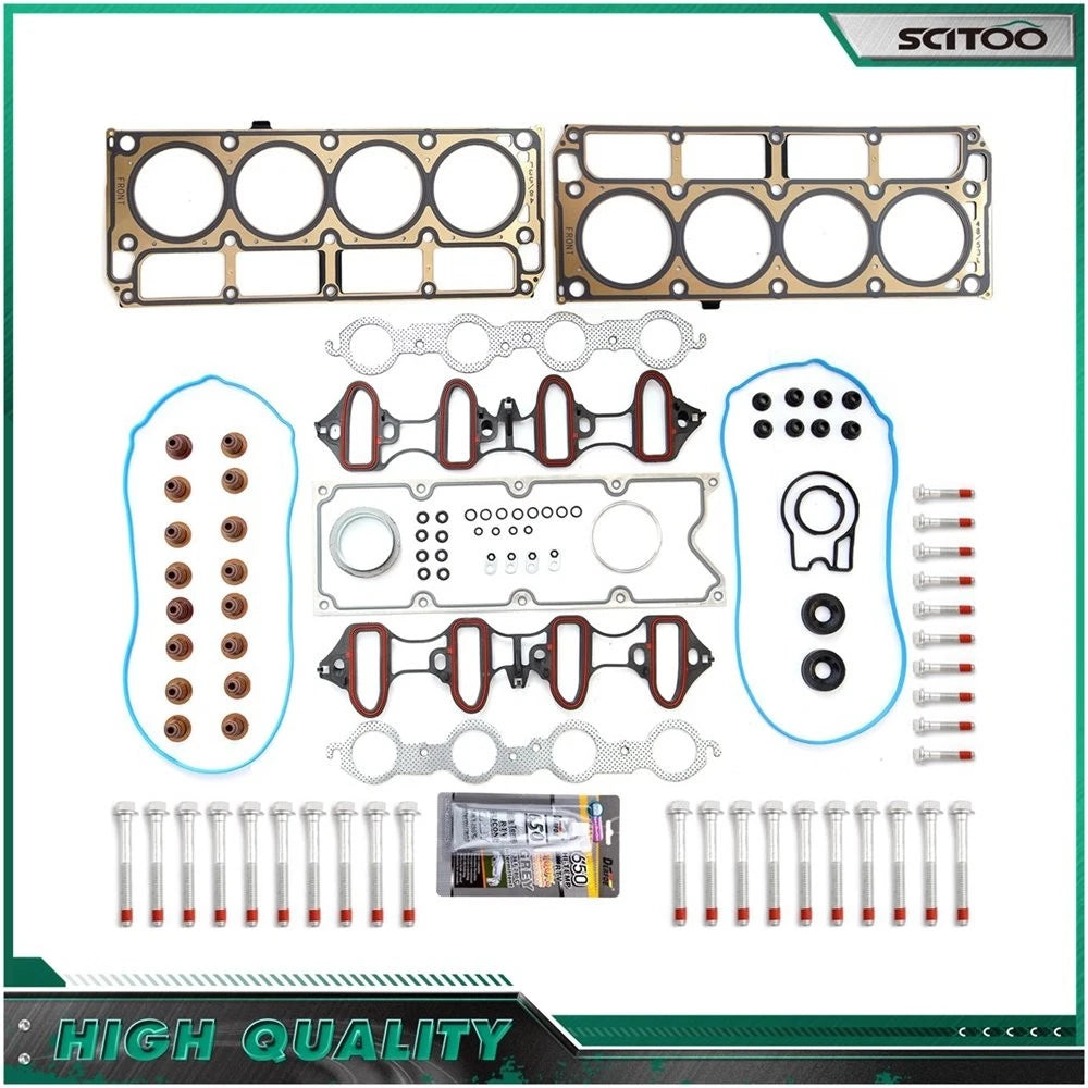 Set of Head Gasket Bolts for Buick Rainier GMC Yukon Sierra Savana Envoy (2004–2009)