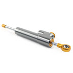 Universal Adjustable Steering Damper for Motorcycle - Gray Gold