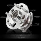 Steel Rear Left Right Wheel Hub Bearing w/ ABS Sensor for Toyota Sienna (1998–2003)