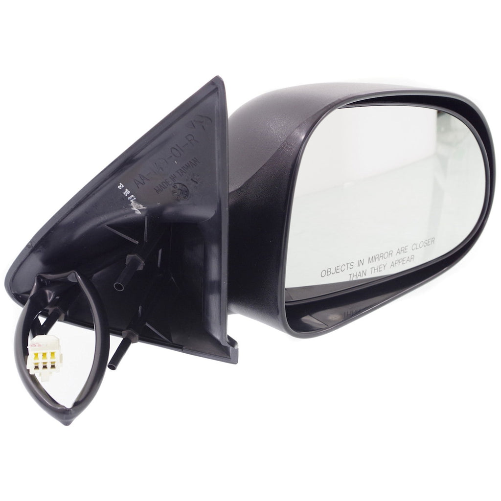 Power Mirror for Dodge Dakota (1997–2000) Passenger Side Textured Black