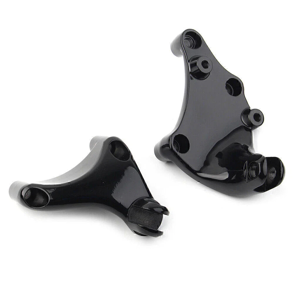 Rear Footrest Peg Mount Brackets for Harley Sportster XL1200C (2014-2021)