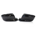 Set of 2 Door Wing Side Mirror Cover Caps for BMW E46 E65 E66 (1998–2006)