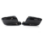 Set of 2 Door Wing Side Mirror Cover Caps for BMW E46 E65 E66 (1998–2006)