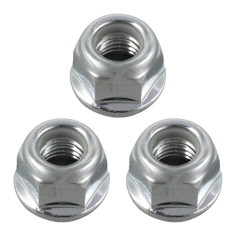 Set of 3 Metal Lawnmower Nuts for Blade Security (502291101)