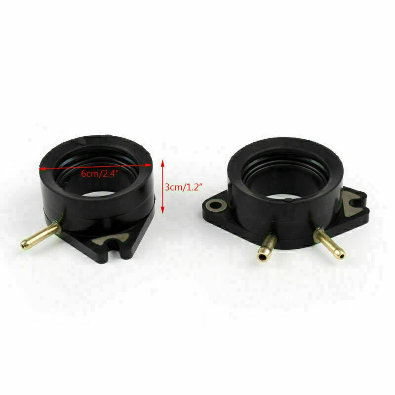 Carburetor Intake Manifold Boots for Yamaha XV750/920/700/1100 Virago (1981–1999)