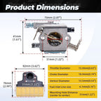 Carburetor Air Filter Kit for Stihl MS210 MS230 MS250 Chainsaw