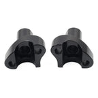 2" Straight Handlebar Risers Black for Harley Dyna Sportster Softail