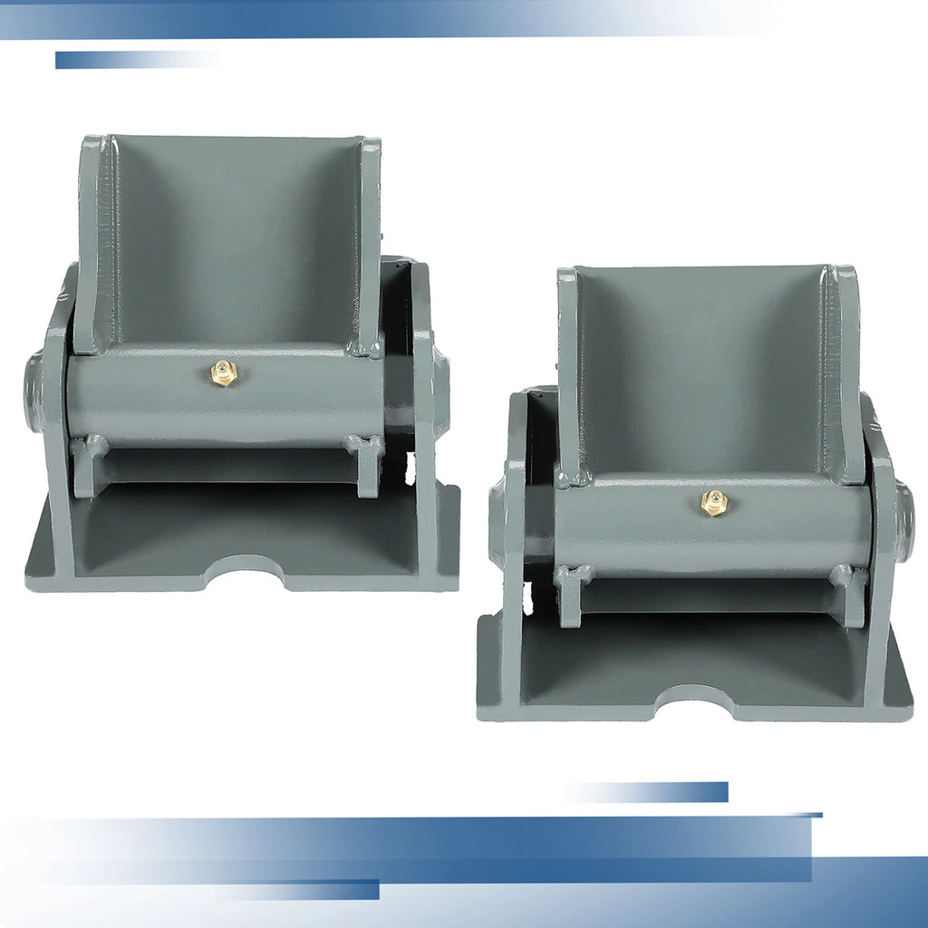 2Pcs Heavy Duty Greasable Steel Dump Body Hinge for Truck Trailer