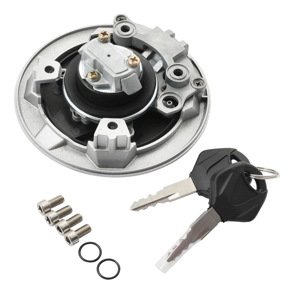 Fuel Gas Tank Cap Cover Keys for Kawasaki Ninja 400 (2018–2023) ZX-10R (2021–2023)