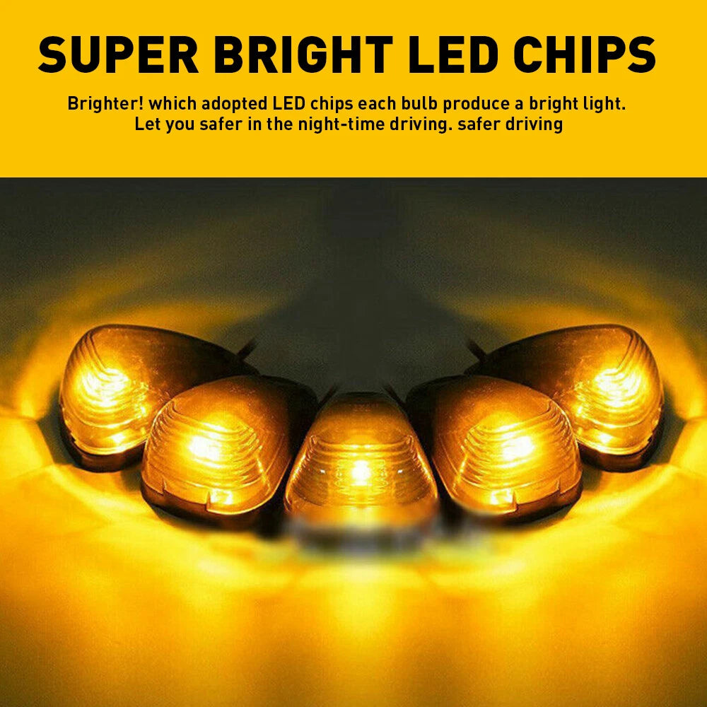 Amber Roof Cab Clearance Running Light for Ford F250 F350 Super Duty