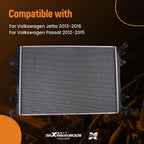 Radiator for Volkswagen Jetta, Passat (2012-2016)