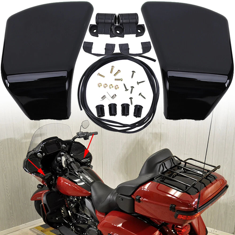 Inner Fairing Glove Box Door Covers for Harley Road Glide (1998–2013)