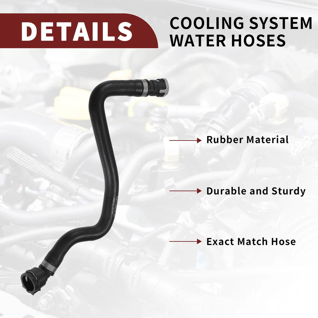 Water Heater Hose for Ford C-Max (2015–2019) No.F1F118K579XA | Black